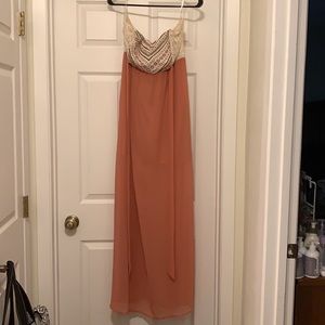 NWT strapless maxi dress